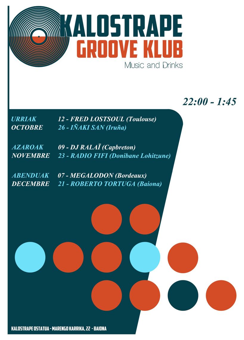 Kalostrape Ostatua eta Jatetxea, Baiona, Euskal Herra. Restaurant et Bar incontournable du quartier historique du Petit Bayonne. Bar à tapas et à concerts. A partir du mois d'octobre, c'est le retour de nos soirées Kalostrape Groove Klub, à ne pas manquer !