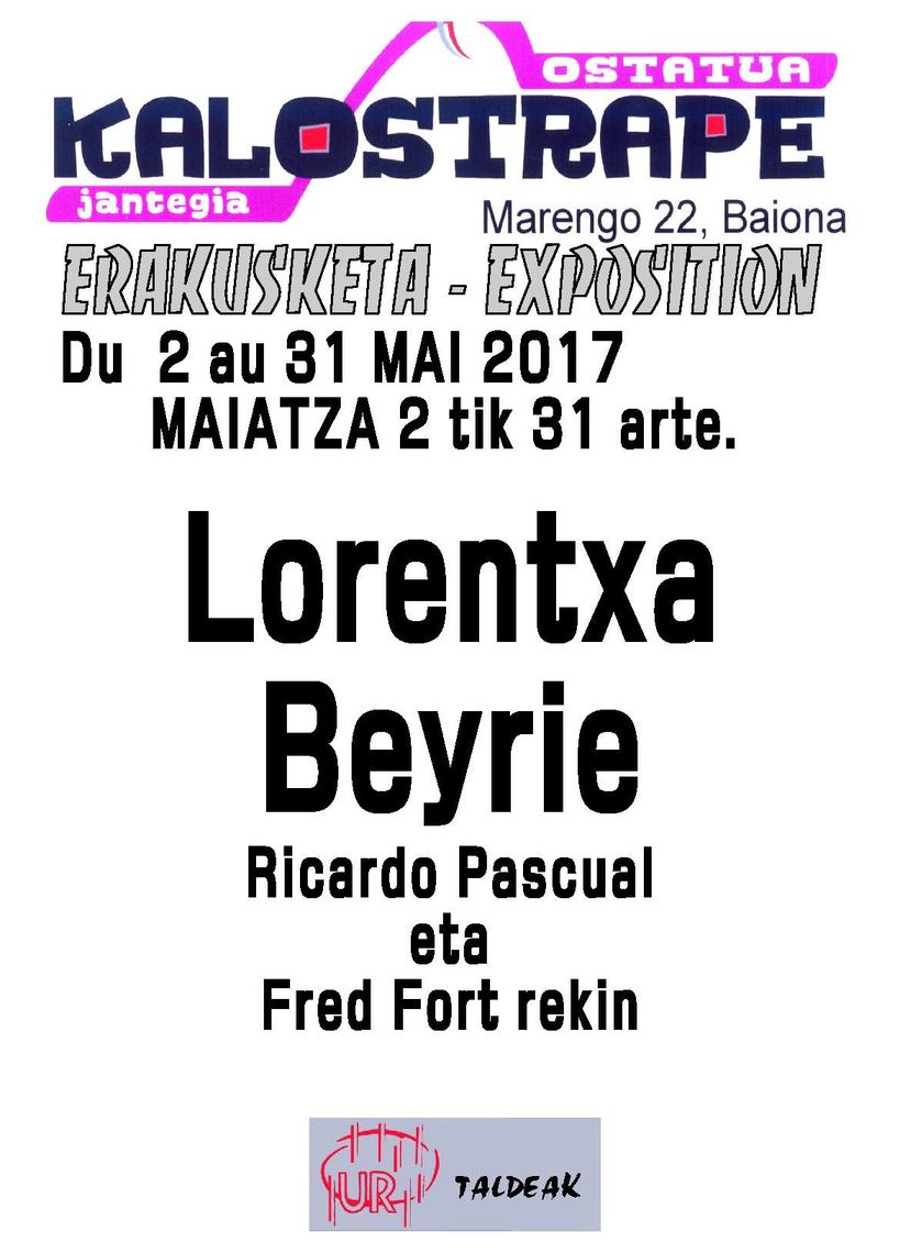 kalostrape restaurant bar bayonne pays basque concert ostatua jatetxea euskal herria baiona cocktails vin ration tapas pintxo incontournable bières belges soirées exposition photographie after work fêtes de bayonne baionako bestak