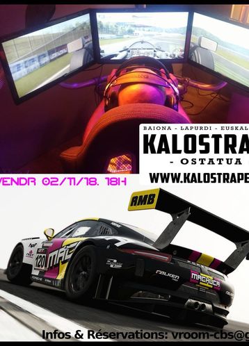 Kalostrape Ostatua Bar et Restaurant incontournable du Petit Bayonne. Situé au 22 rue Marengo dans l'ancien cloître des Visitandines. Soirée en partenariat avec Vroom64, sur les deux simulateurs, le vendredi 2 novembre à partir de 18h