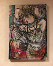 Kalostrape Ostatua Bar Restaurant Incontournable du Petit Bayonne. Ostatua eta Jatetxea Baiona, Euskal Herria. Exposition du mois d'août 2018 avec l'association Artoteka de Bayonne