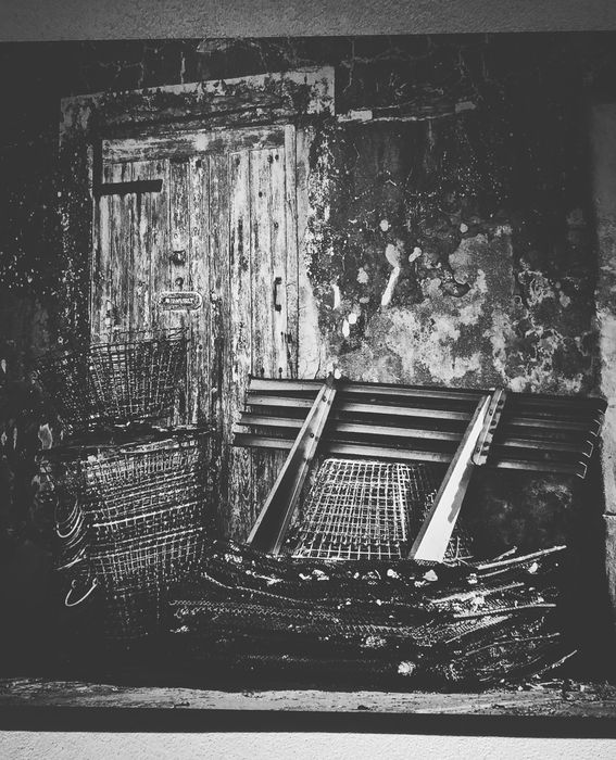 Kalostrape Ostatua eta Jatetxea, Baiona, Euskal Herria. Bar et restaurant traditionnel et incontournable du quartier historique du Petit Bayonne. Situé au 22 rue Marengo. Exposition du mois d'août 2019 avec le photographe Bayonnais Zazpi.