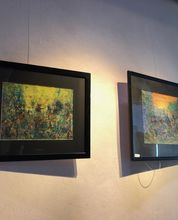 Kalostrape Ostatua eta Jatetxea. Restaurant et bar incontournable du Petit Bayonne. Exposition du mois de juillet 2019, avec l'artiste peintre Jose Zamora