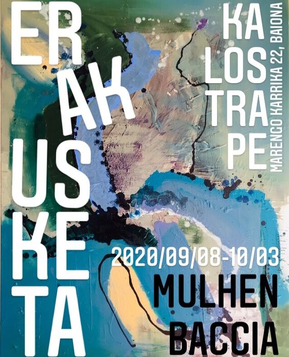 Kalostrape Ostatua eta Jatetxea, Baiona. Restaurant et bar incontournable du Petit Bayonne présente l'exposition de Mulhen Baccia, de septembre 2020.