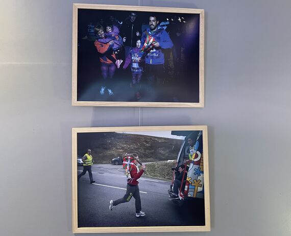 Kalostrape Ostatua eta Jatetxea, Baiona. Exposition des mois de mars et avril 2022 dans le cadre de la 22ème Korrika, avec l'association AEK et la photographe Eliane Heguiaphal