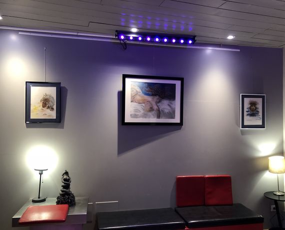 Kalostrape Ostatua eta Jatetxea, Bar et Restaurant au coeur du Petit Bayonne. Situé au 22 rue Marengo, dans l'ancien cloître des Visitandines. Bar à pintxos incontournable. Expositioon du mois de décembre 2018 avec les oeuvres d'Itziar Moreno et de Lorentxa Beyrie