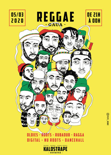 Kalostrape Ostatua eta jatetxea, Baiona, Euskal Herria. Restaurant traditionnel et bar atypique du Petit Bayonne. Affiche de la soirée du 5 mars 2020 avec Dj Sammy.