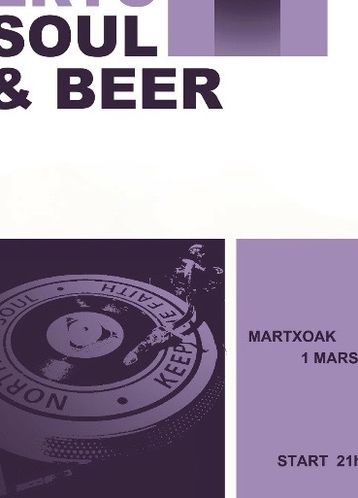 Kalostrape Ostatua, Jatetxea, Baiona Euskal Herria. Bar et restaurant du Petit Bayonne, dans l'ancien couvent des Visitandines. Concerts, soirées et expositions mensuelles. Affiche de la soirée Soul & Beer du jeudi 1er mars 2018 avec Roberto Tortuga aux platines