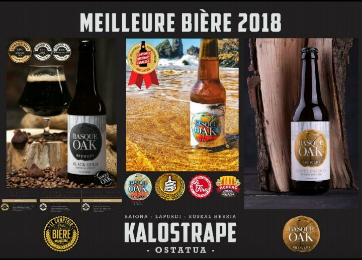Kalostrape Ostatua & Jatetxea, Baiona, Euskal Herria. Bar & Restaurant incontournable du quartier historique de Bayonne. Soirée dégustation du jeudi 22 novembre, avec la Brasserie Basque OAK