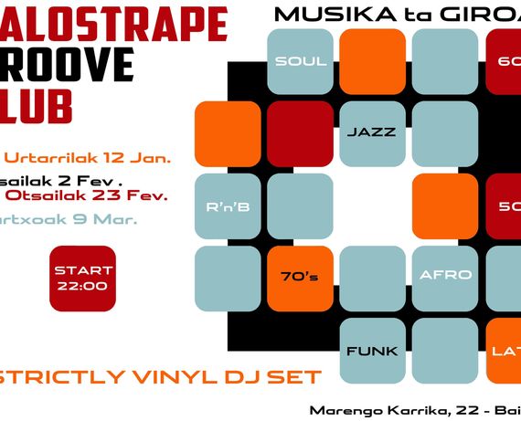 Kalostrape Ostatua & Jatetxea, Baiona, Euskal Herria. Bar et restaurant incontournable du Petit Bayonne. Bar à pintxos et bar à concert. Soirée kalostrape Groove Klub avec la dj Spinning Lass