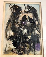 Kalostrape Ostatua, Restaurant et bar incontournable du Petit Bayonne. Situé au 22 rue Marengo dans l'ancien cloître des Visitandines. Exposition du mois de juillet 2019 avec l'artiste peintre Jose Zamora
